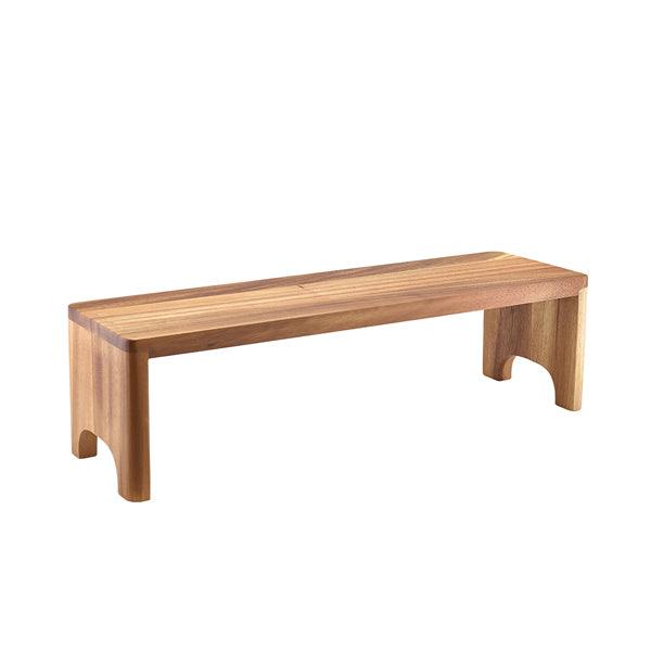 GenWare Acacia Wood GN Buffet Riser GN 2/4 15cm (H) - BESPOKE 77