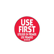 50mm Removable Use First Red Label (500) - BESPOKE 77