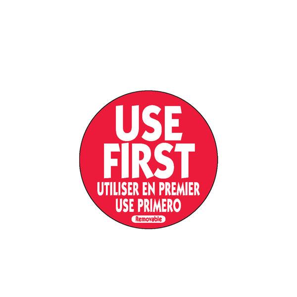 50mm Removable Use First Red Label (500) - BESPOKE 77