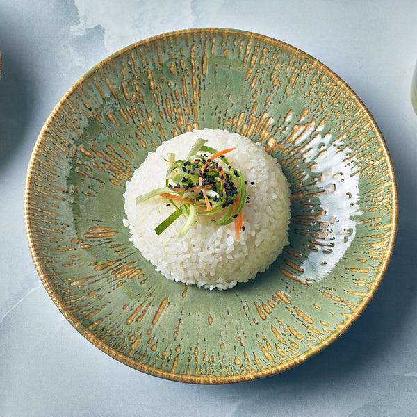 Sage Snell Bloom Deep Plate 23cm - BESPOKE 77