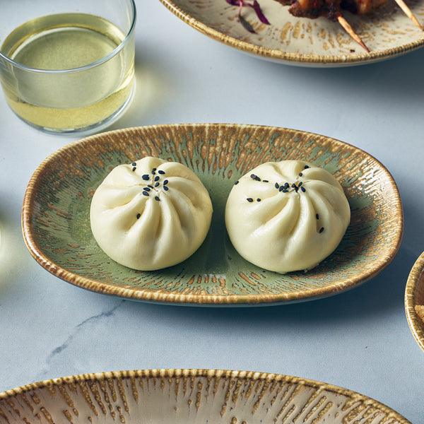 Sage Snell Gourmet Oval Plate 19 x 11cm - BESPOKE 77