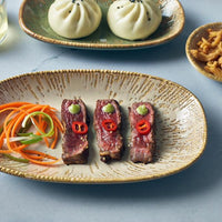Sand Snell Gourmet Oval Plate 19 x 11cm - BESPOKE 77