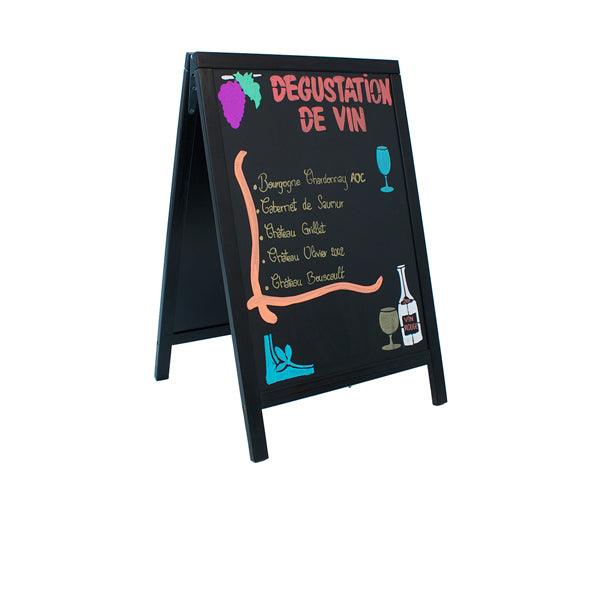 Duplo A-Board 55X85cm Black - BESPOKE 77