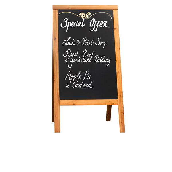 Sandwich A-Board 70X120cm Teak - BESPOKE 77