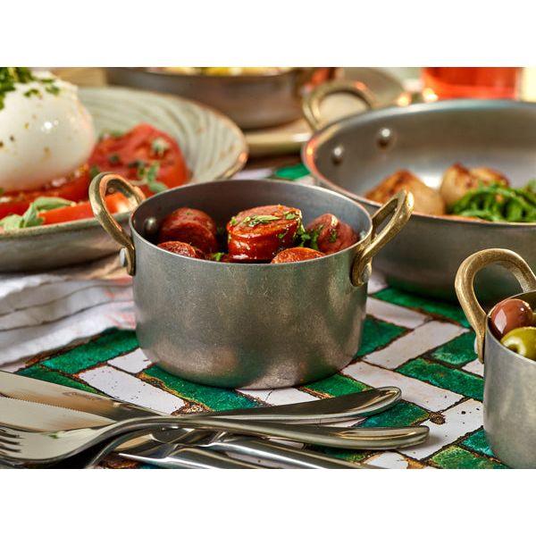 GenWare Vintage Steel Mini Casserole Dish 9 x 5.25cm - BESPOKE 77