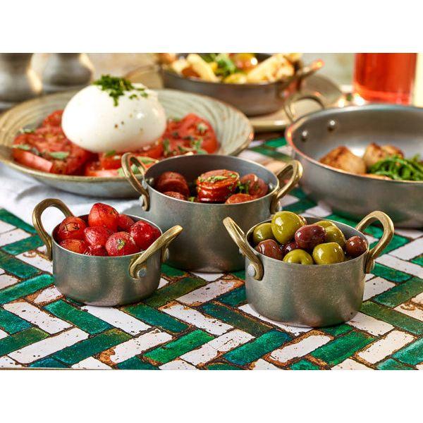 GenWare Vintage Steel Mini Casserole Dish 9 x 5.25cm - BESPOKE 77