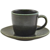 Terra Porcelain Black Saucer 11.5cm - BESPOKE 77