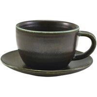 Terra Porcelain Black Saucer 14.5cm - BESPOKE 77