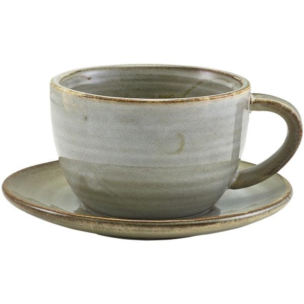 Terra Porcelain Grey Saucer 14.5cm - BESPOKE 77