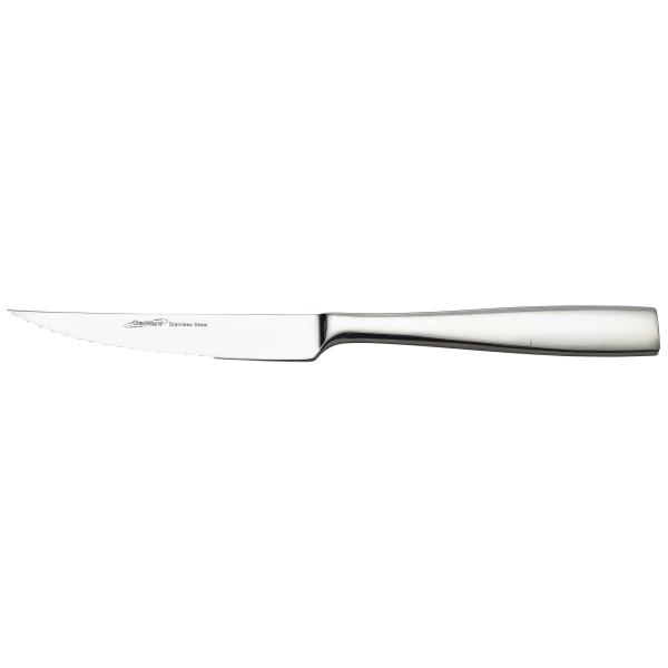 Genware Square Steak Knife 18/0 (Dozen) - BESPOKE 77