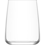 Salerno conical crystal-look glass rocks tumbler 36cl
