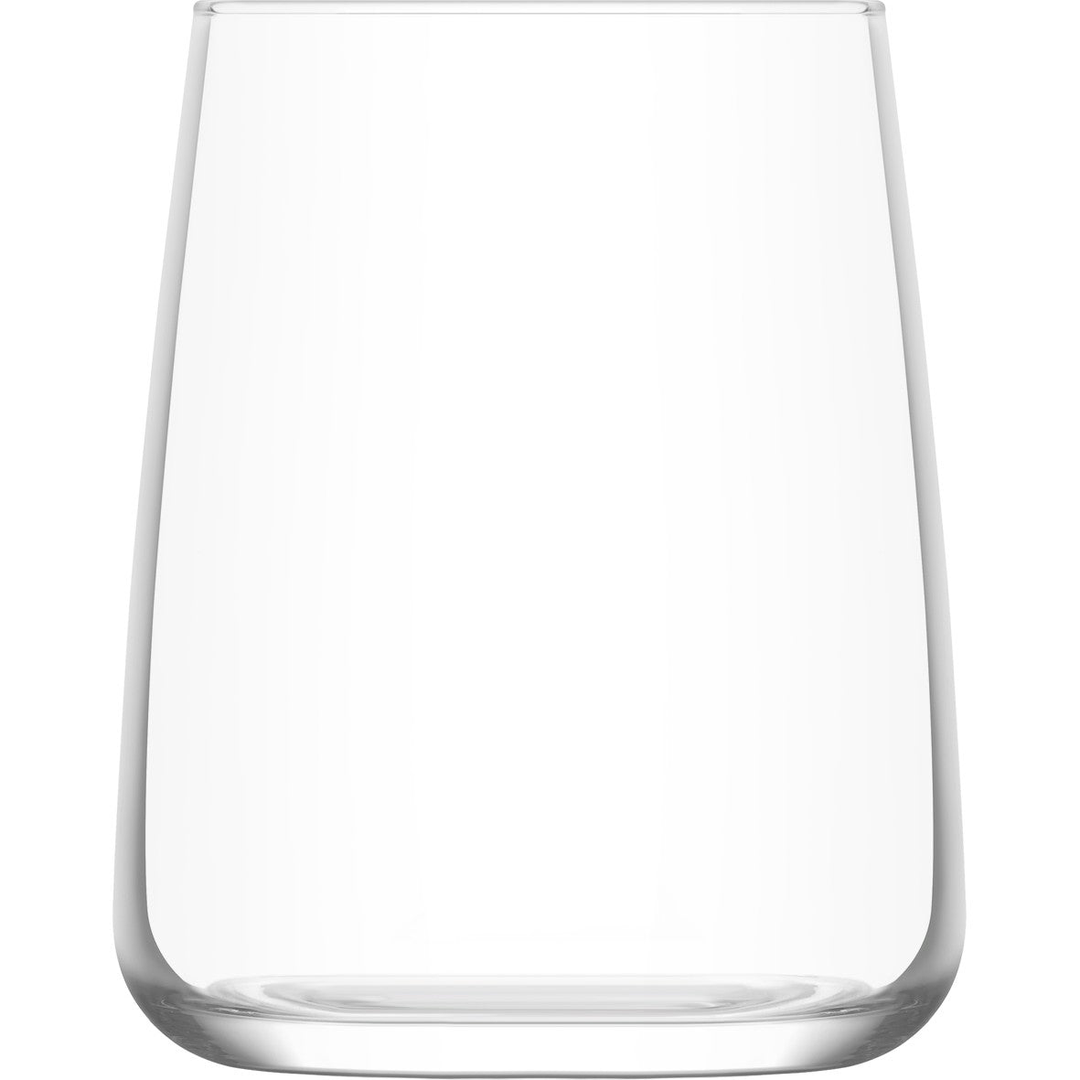 Salerno conical crystal-look glass rocks tumbler 36cl