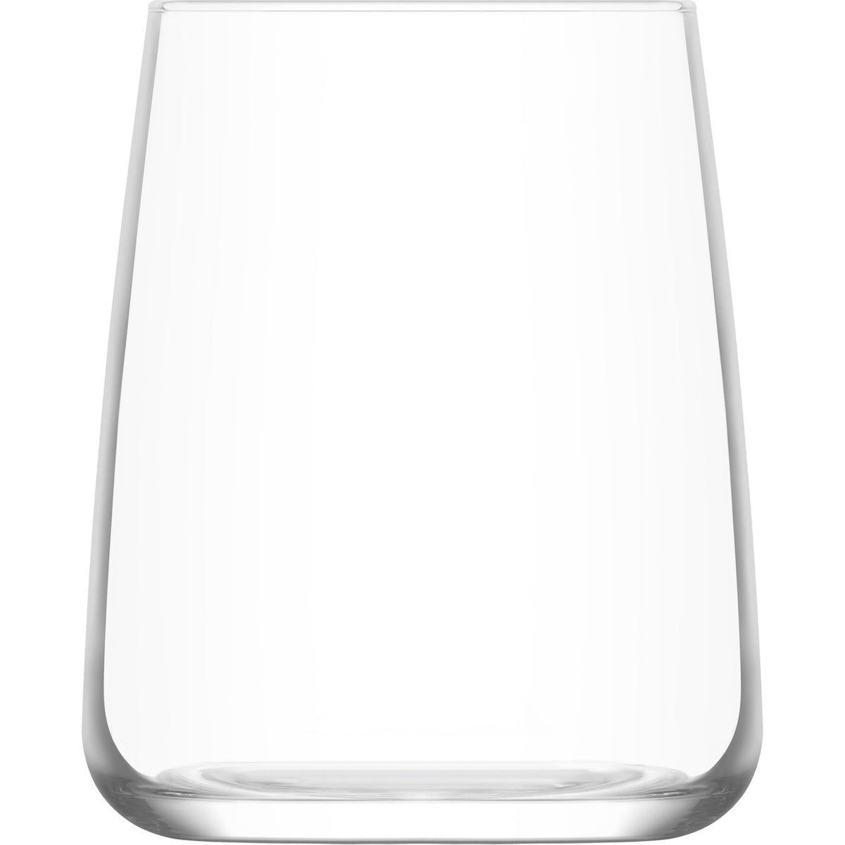 Salerno conical crystal-look glass rocks tumbler 47.5cl