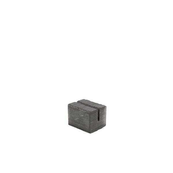 Genware Slate Cube Mini Sign Holder 3 x 2.5cm - BESPOKE 77