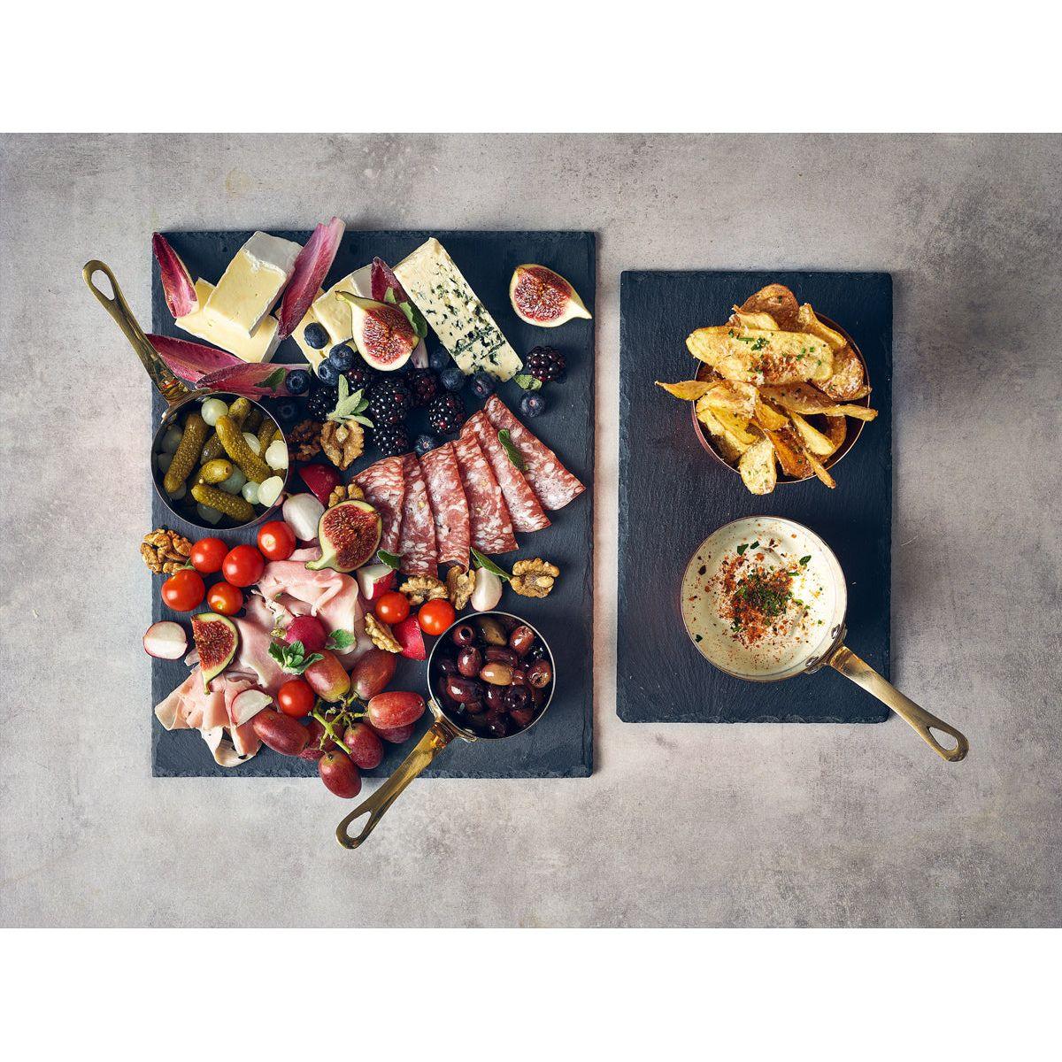 Genware Natural Edge Slate Platter 25 X 13cm - BESPOKE 77
