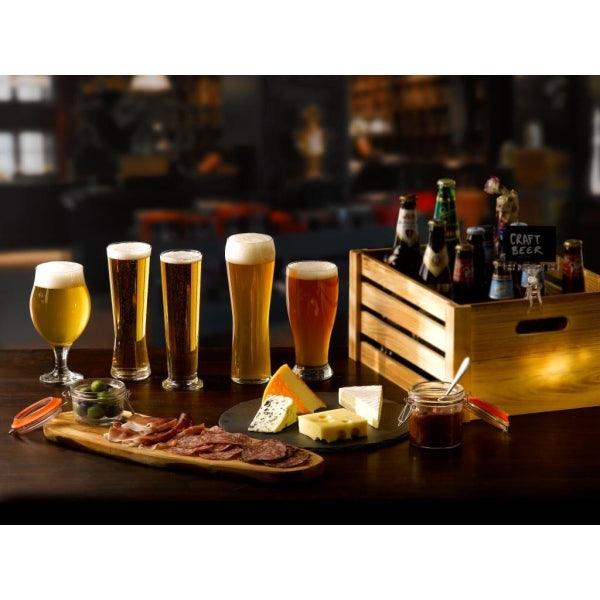 Genware Natural Edge Slate Platter 30cm Round - BESPOKE 77