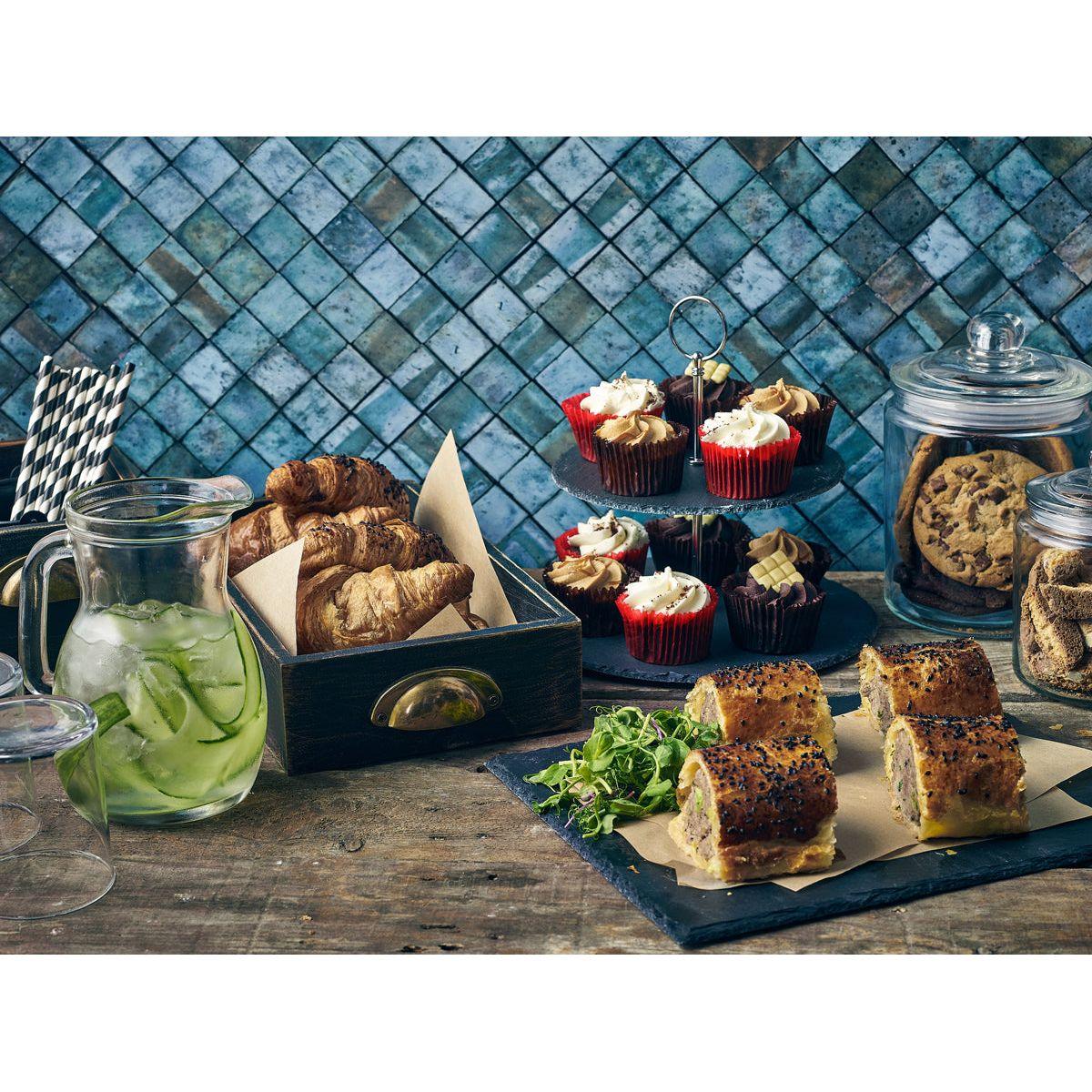 Genware Natural Slate Platter 32 X 26cm 1/2 GN - BESPOKE 77