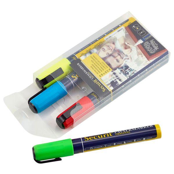 Chalkmarkers 4 Colour Pack (R G Y BL) Medium - BESPOKE 77