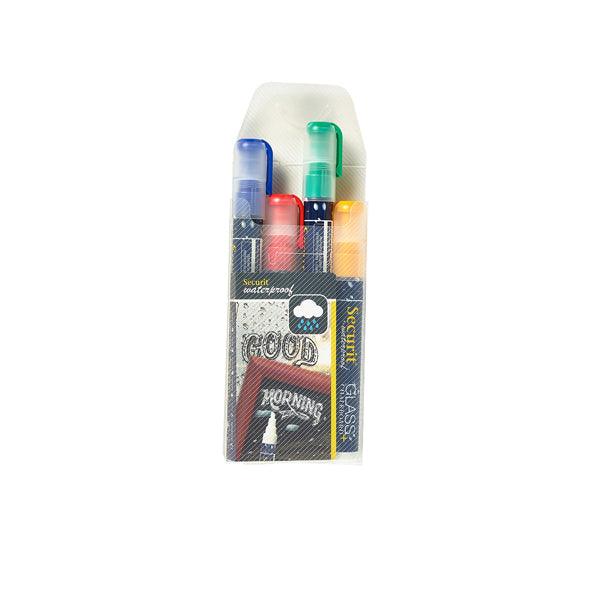 Waterproof Chalk Markers 4 Colour Pack (R G Y Bl) Medium - BESPOKE 77