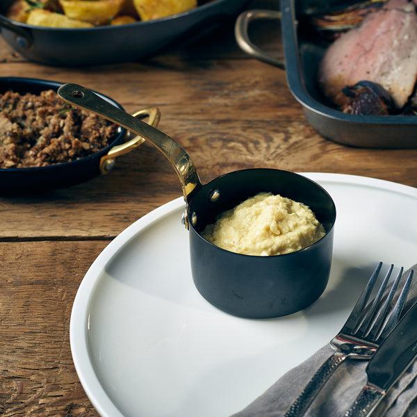 GenWare Black Vintage Steel Mini Sauce Pan 7 x 3.75cm - BESPOKE 77