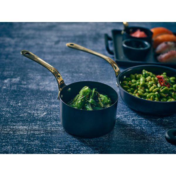 GenWare Black Vintage Steel Mini Sauce Pan 7.8 x 4.5cm - BESPOKE 77