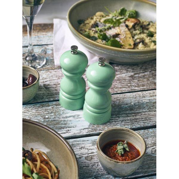 Genware Salt Or Pepper Grinder Green 12.7cm - BESPOKE 77