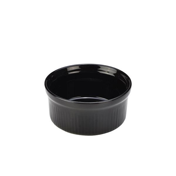 GenWare Stoneware Black Ramekin 9.5cm/3.75" - BESPOKE 77