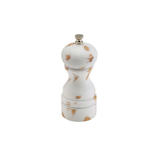 White Wash Salt/Pepper Grinder 13cm - BESPOKE 77