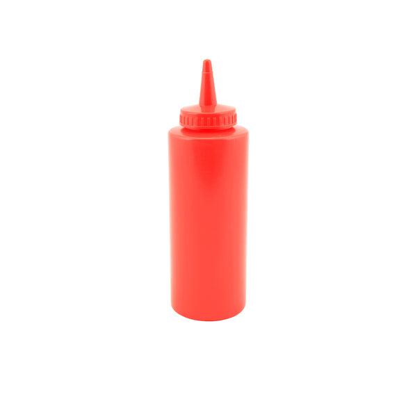Genware Squeeze Bottle Red 12oz/35cl - BESPOKE 77