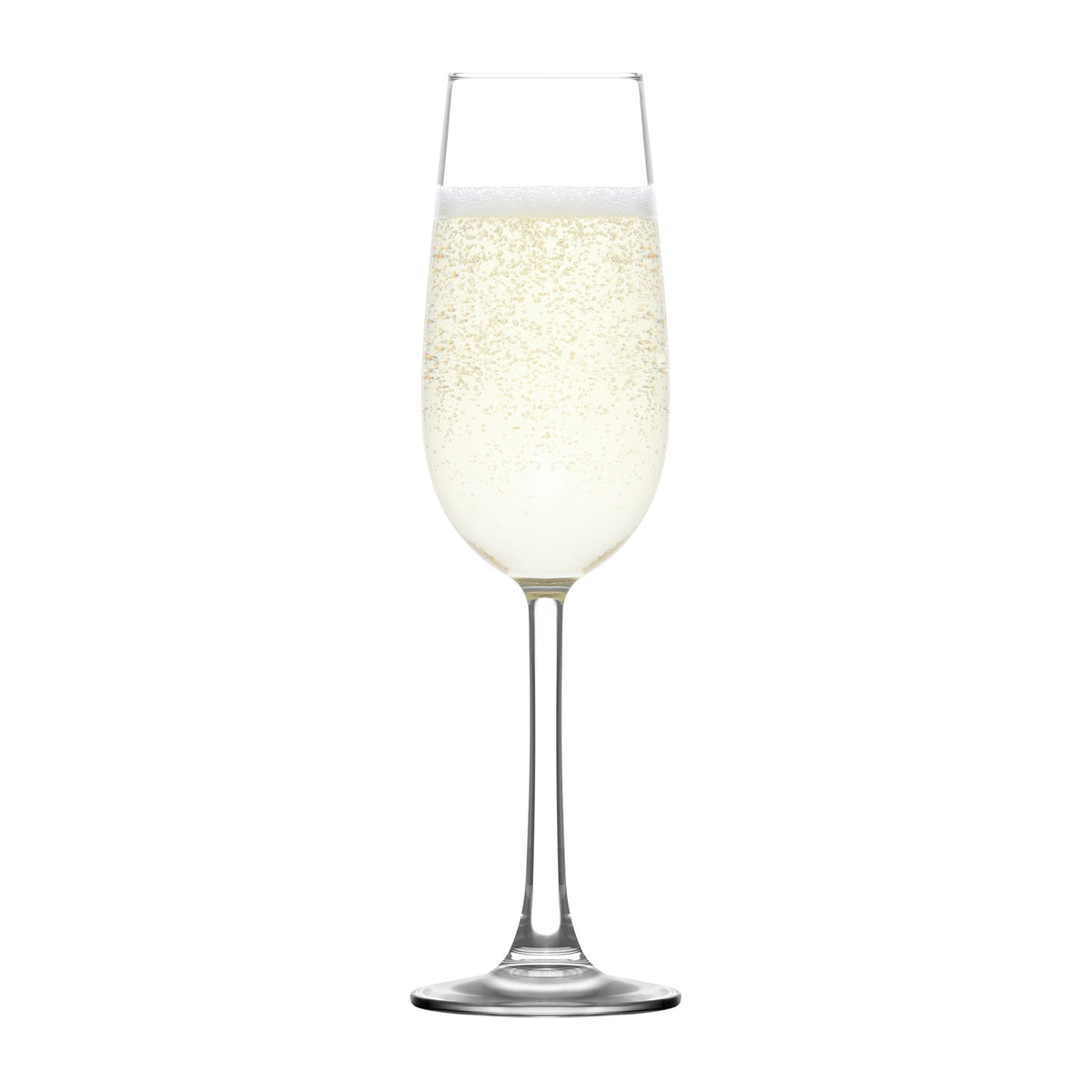 Sardinia crystal-look glass champagne flute 22cl with fine rim