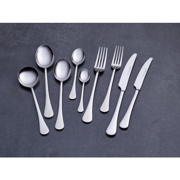 Genware Slim Soup Spoon 18/0 (Dozen) - BESPOKE 77