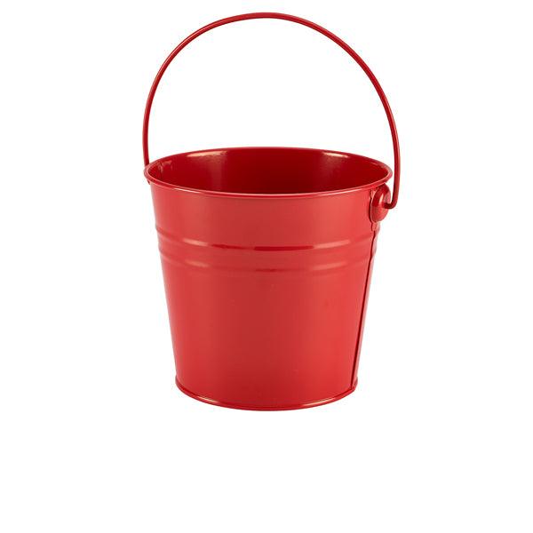 Stainless Steel Serving Bucket 16cm Dia Red - BESPOKE 77