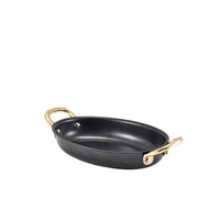 GenWare Black Vintage Steel Oval Dish 16.5 x 12.5cm - BESPOKE 77
