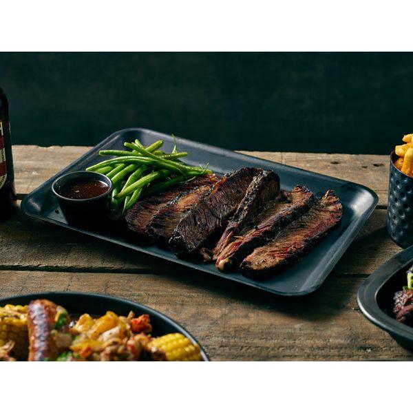 GenWare Black Vintage Steel Tray 31.5 x 21.5cm - BESPOKE 77