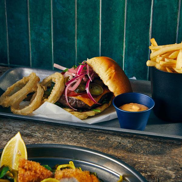 GenWare Vintage Steel Tray 36 x 16.5cm - BESPOKE 77