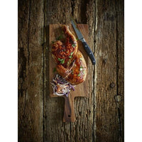 Premium Black Handle Steak Knife (Dozen) - BESPOKE 77