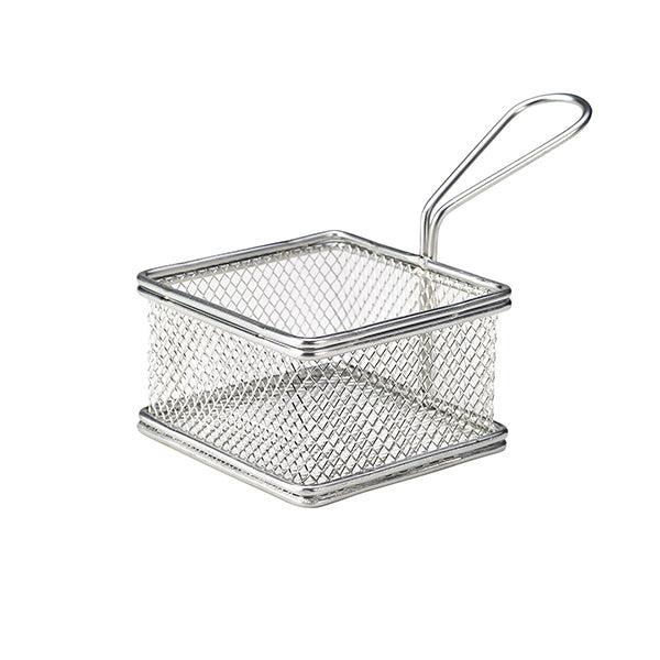 Serving Fry Basket Square 9.5X9.5X6cm - BESPOKE 77