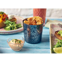 GenWare Black Floral Stainless Steel Serving Cup 8.5 x 8.5cm - BESPOKE 77