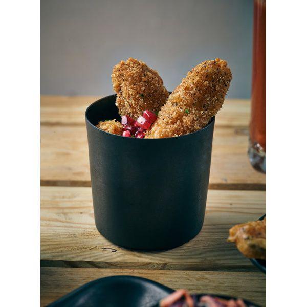 GenWare Black Vintage Steel Serving Cup 8.5 x 8.5cm - BESPOKE 77