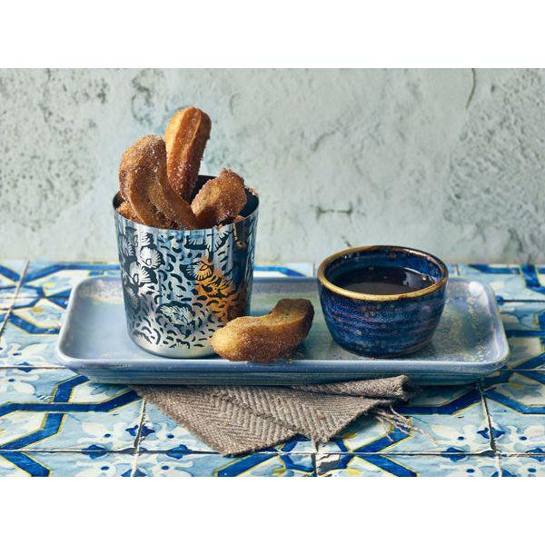 GenWare Floral Stainless Steel Serving Cup 8.5 x 8.5cm - BESPOKE 77