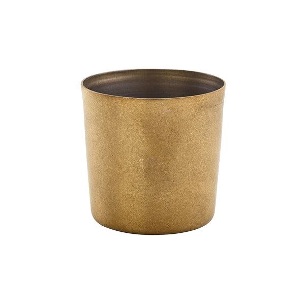 GenWare Gold Vintage Steel Serving Cup 8.5 x 8.5cm - BESPOKE 77