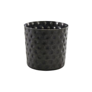 GenWare Black Vintage Steel Hammered Serving Cup 8.5 x 8.5cm - BESPOKE 77