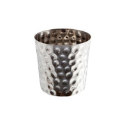 Hammered Stainless Steel Serving Cup 8.5 x 8.5cm - BESPOKE 77
