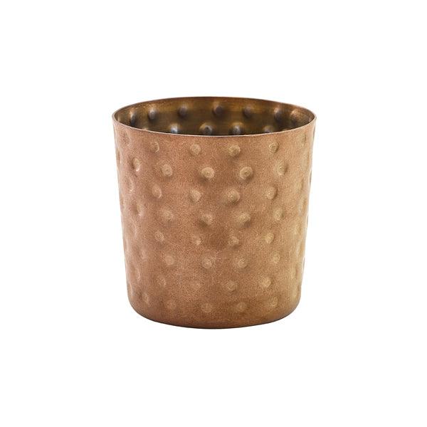 GenWare Copper Vintage Steel Hammered Serving Cup 8.5 x 8.5cm - BESPOKE 77