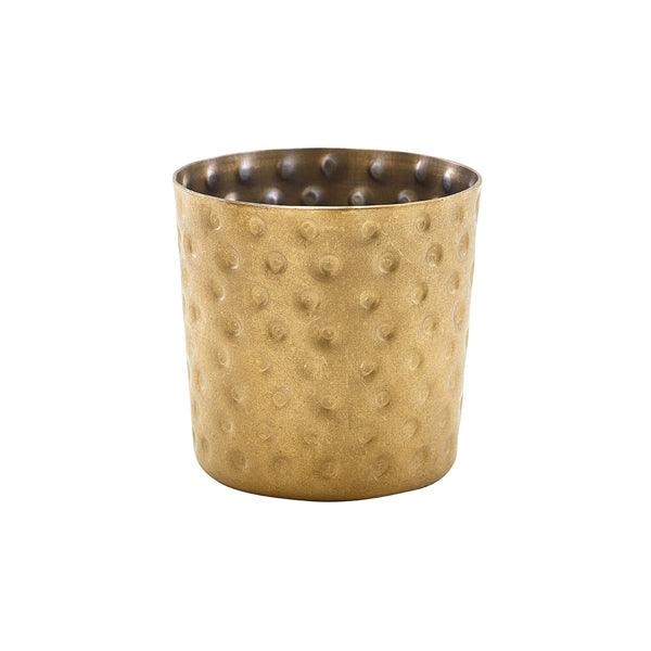 GenWare Gold Vintage Steel Hammered Serving Cup 8.5 x 8.5cm - BESPOKE 77