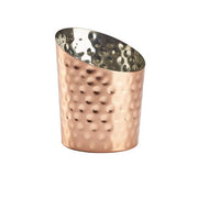 Hammered Copper Plated Angled Cone 9.5 x 11.6cm (Dia x H) - BESPOKE 77