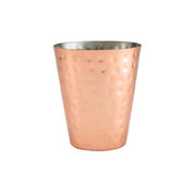 Hammered Copper Plated Conical Serving Cup 9 x 10cm - BESPOKE 77