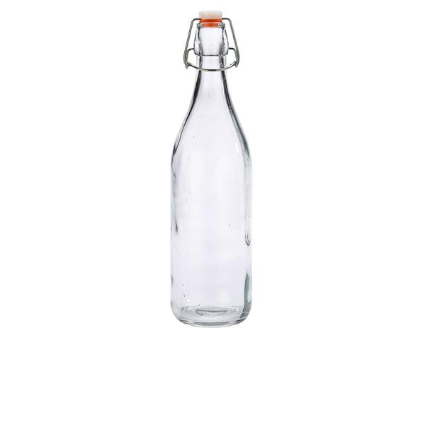Genware Glass Swing Bottle 1L / 35oz - BESPOKE 77