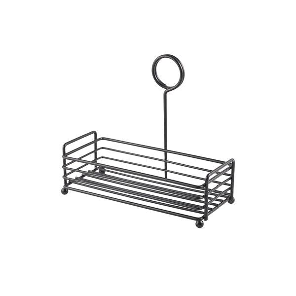Black Wire Table Caddy 7.75 x 3.5 x 7" (H) - BESPOKE 77