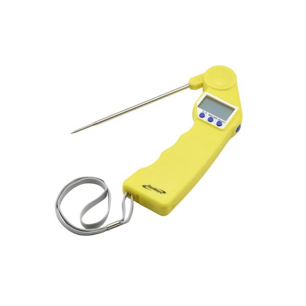 Genware Yellow Folding Probe Pocket Thermometer – Bespoke 77